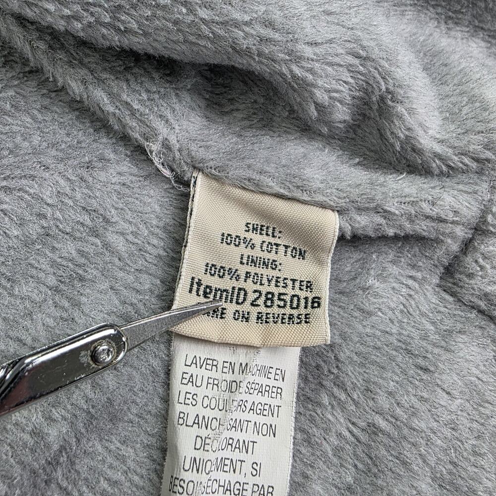 LL Bean Shirt Womens Small Petite Pink Plaid Fleece Lined Button Front Casual - Picture 16 of 16